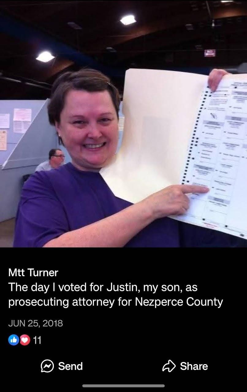 Nez Perce County Prosecutor Justin Coleman's "Travelland RV Problem"