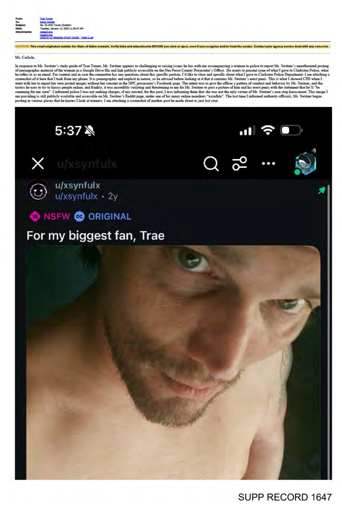 Mr. "The Gimp" Turner